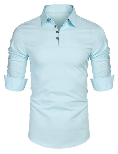 Herren Poloshirt Klassisch Modern Slim Fit