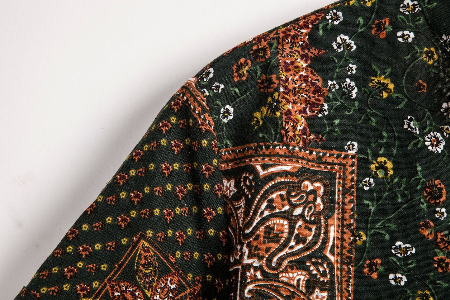 Herren Hemd Kurzarm Batik Design Modern Berlin Style
