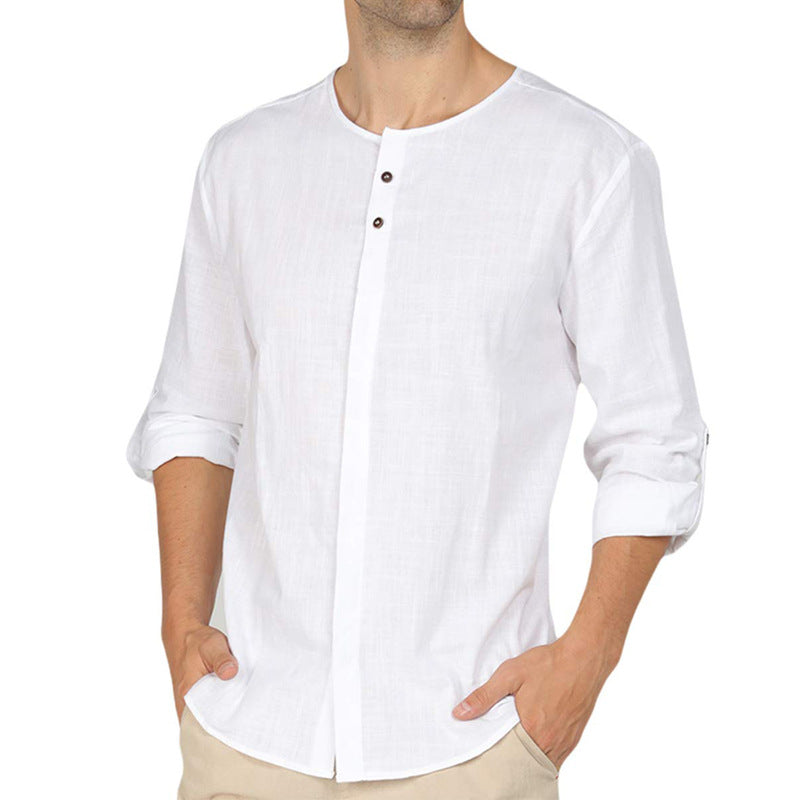 Herren Leinenbluse Leicht Sommer Berlin Style - BerlinGlamour