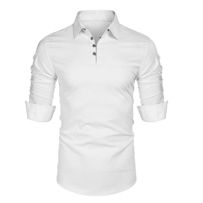 Herren Poloshirt Klassisch Modern Slim Fit