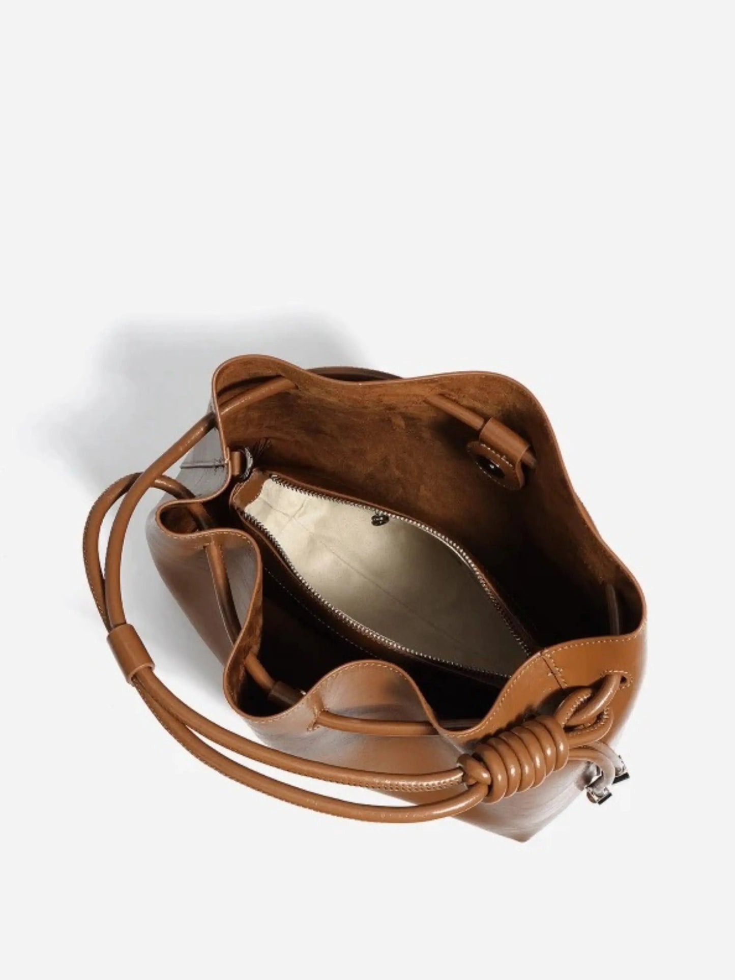 Elegante Damenhandtasche Glänzend mit Kordelverschluss