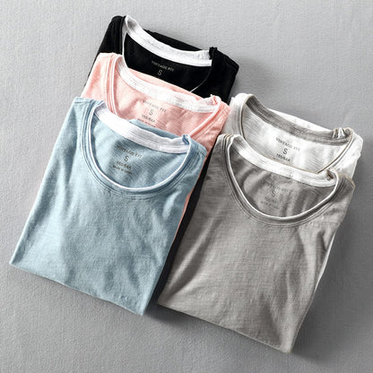 Bio-Baumwolle T-Shirt Damen Elegantes Design
