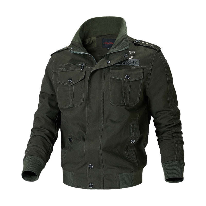 Herren Outdoor Jacke Militärstyle Camouflage
