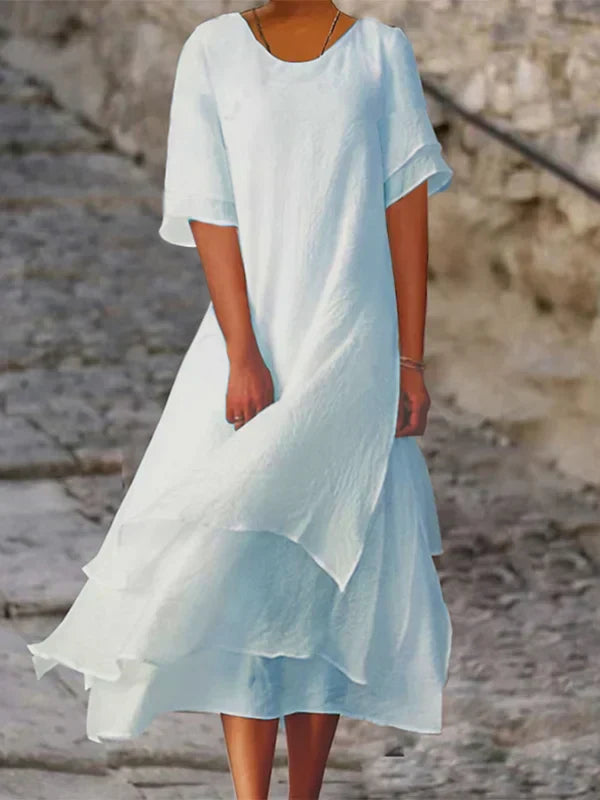 Kimberley: Elegantes Etuikleid mit Schlitz