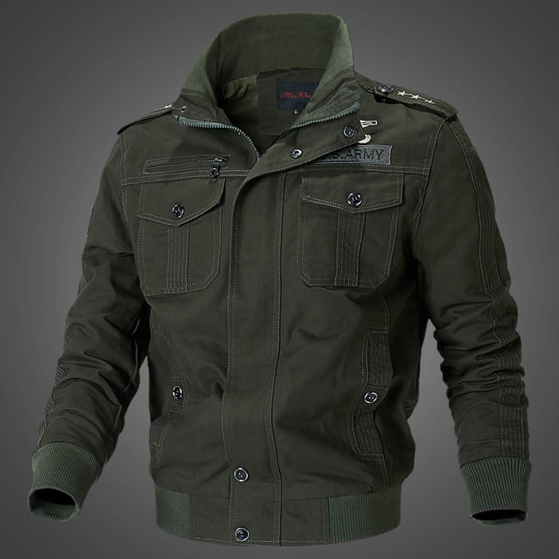 Herren Outdoor Jacke Militärstyle Camouflage