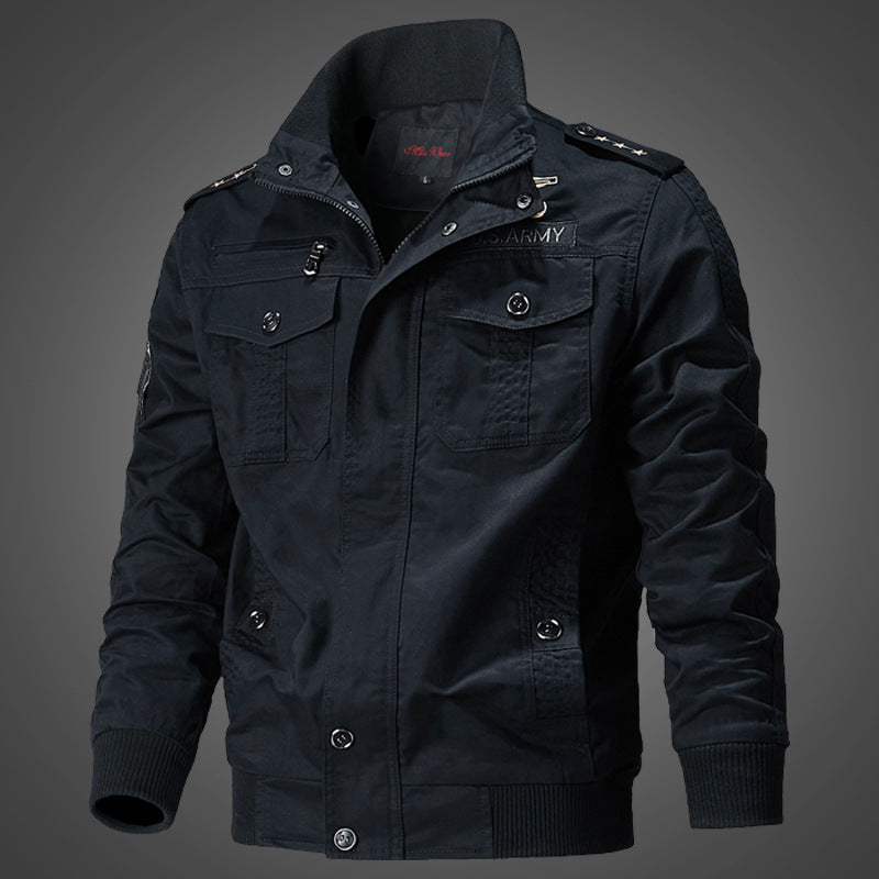 Herren Outdoor Jacke Militärstyle Camouflage