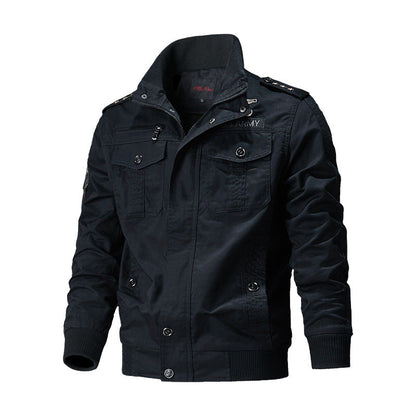 Herren Outdoor Jacke Militärstyle Camouflage