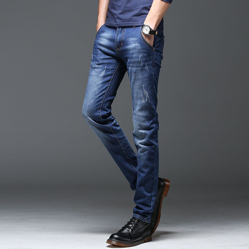 Herren Jeans Slim Fit Distressed Modern
