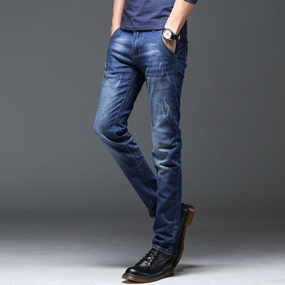Herren Jeans Slim Fit Distressed Modern