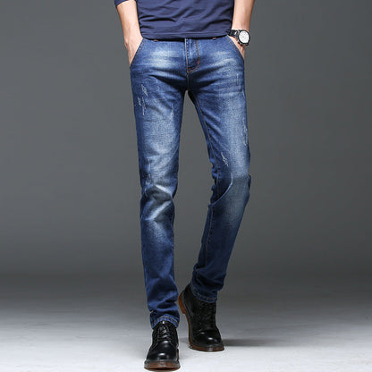 Herren Jeans Slim Fit Distressed Modern