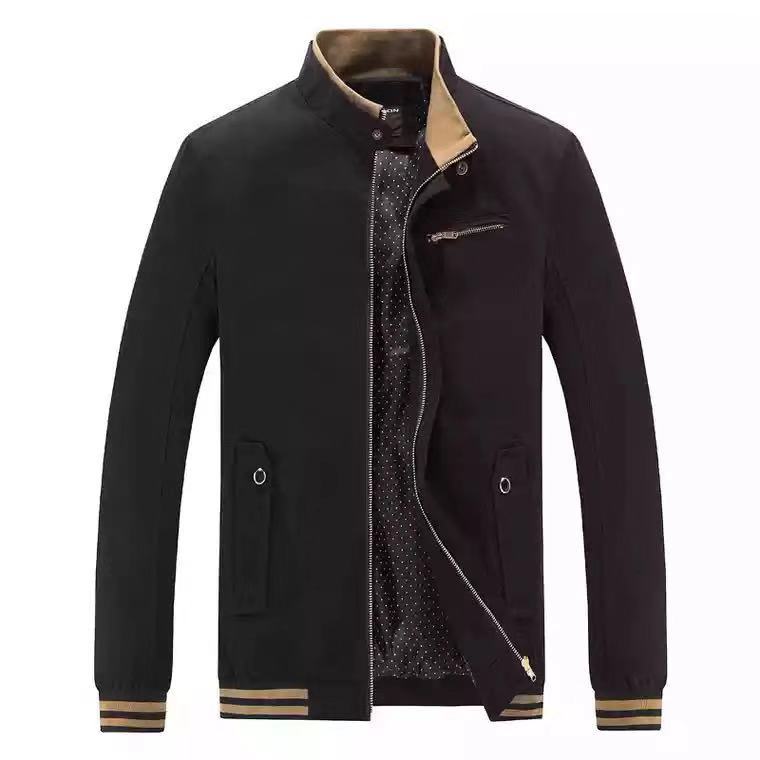 Herren Übergangsjacke Sportlich Modern Mit Kragen