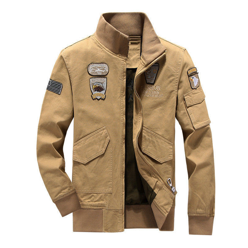 Herren Outdoor-Jacke Funktionell Mit Taschen - BerlinGlamour