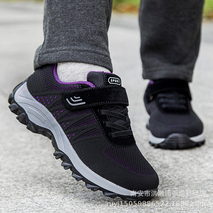 Damen Laufschuhe Sportlich Trailrunning rutschfest elastisch