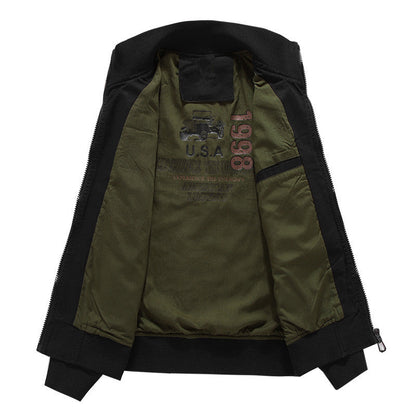 Herren Outdoor-Jacke Funktionell Mit Taschen