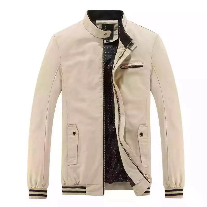Herren Übergangsjacke Sportlich Modern Mit Kragen - BerlinGlamour