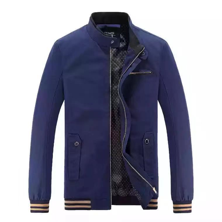 Herren Übergangsjacke Sportlich Modern Mit Kragen