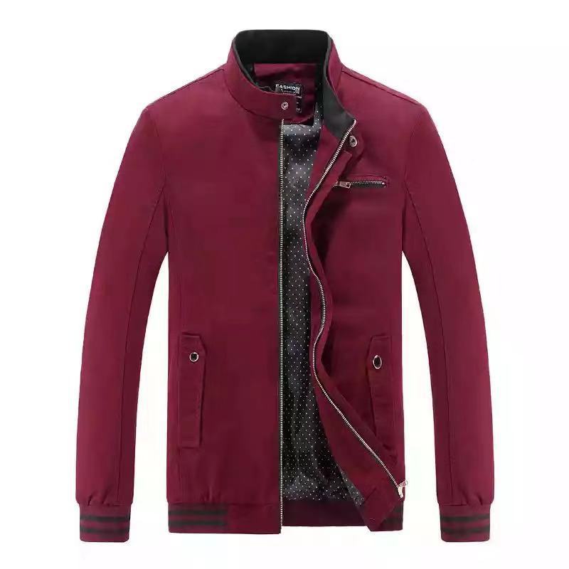 Herren Übergangsjacke Sportlich Modern Mit Kragen