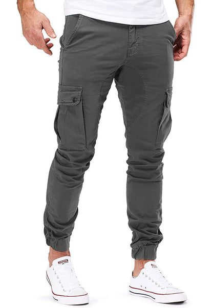 Herren Cargo-Hose Elastisch Vieltaschig Praktisch