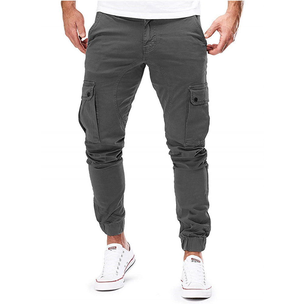 Herren Cargo-Hose Elastisch Vieltaschig Praktisch