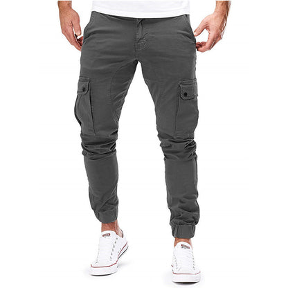 Herren Cargo-Hose Elastisch Vieltaschig Praktisch