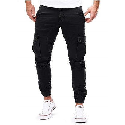 Herren Cargo-Hose Elastisch Vieltaschig Praktisch