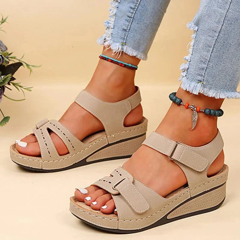 Orthopädische Damensandalen Bequem Unterstützung - BerlinGlamour