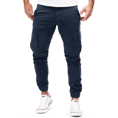 Herren Cargo-Hose Elastisch Vieltaschig Praktisch