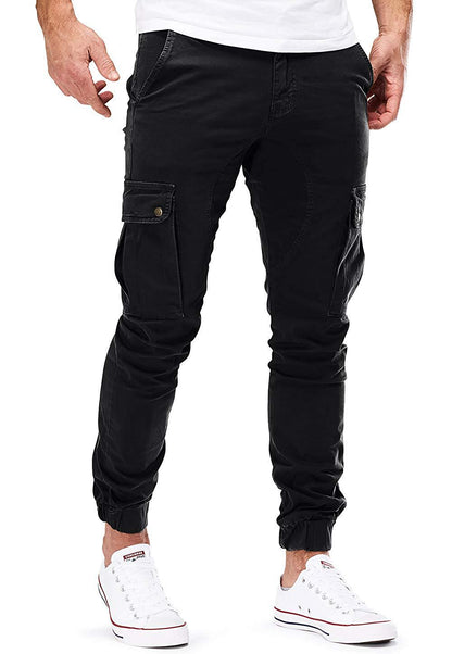 Herren Cargo-Hose Elastisch Vieltaschig Praktisch