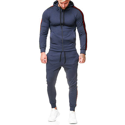 Herren Trainingsanzug Sportlich Modern mit Reißverschluss