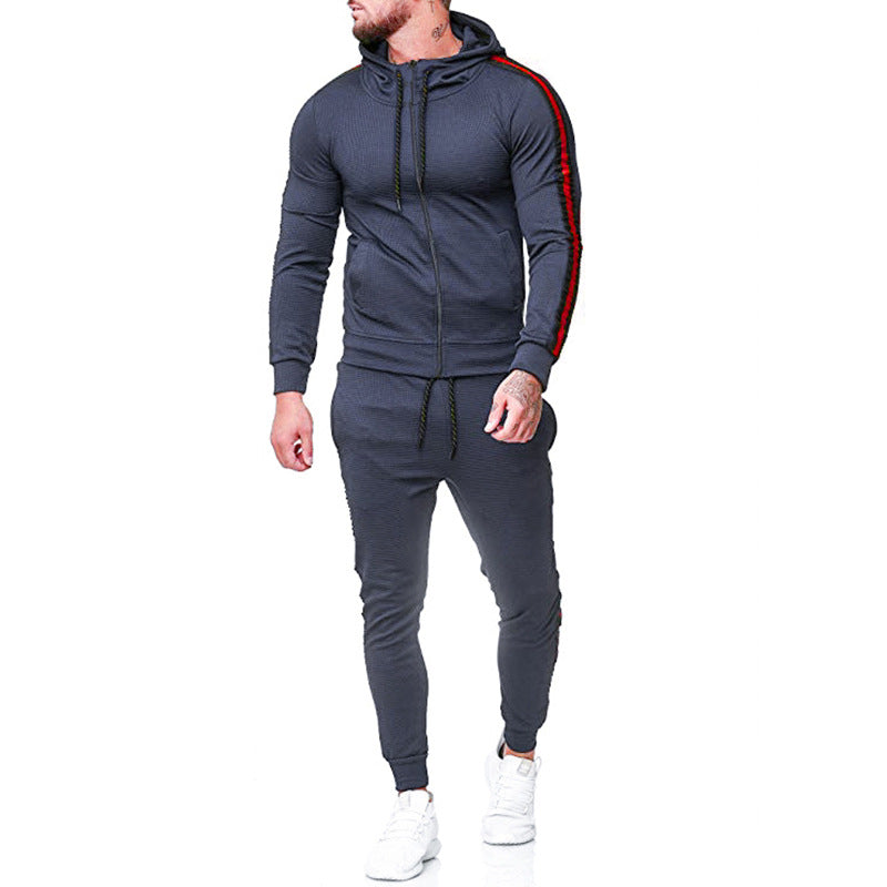 Herren Trainingsanzug Sportlich Modern mit Reißverschluss