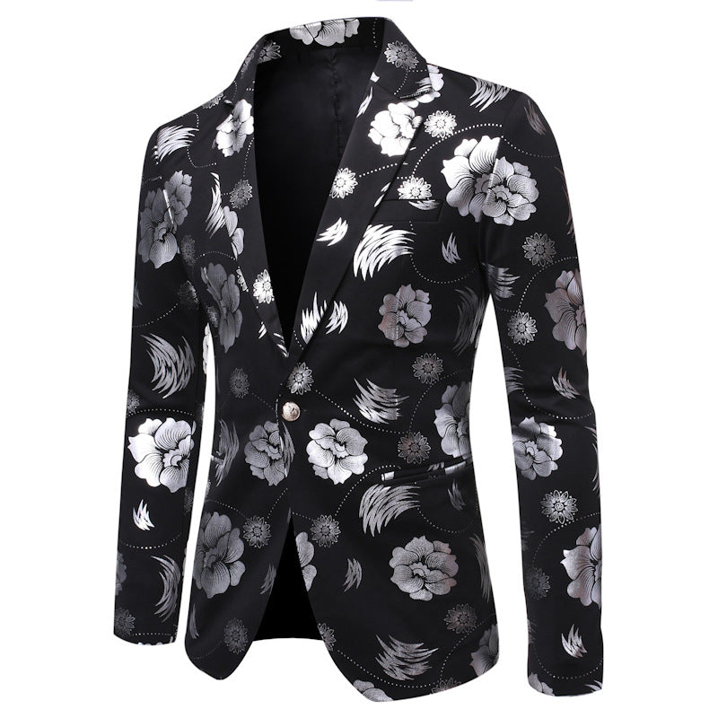 Herren Blazer Elegant Floral Modern Berlin Style