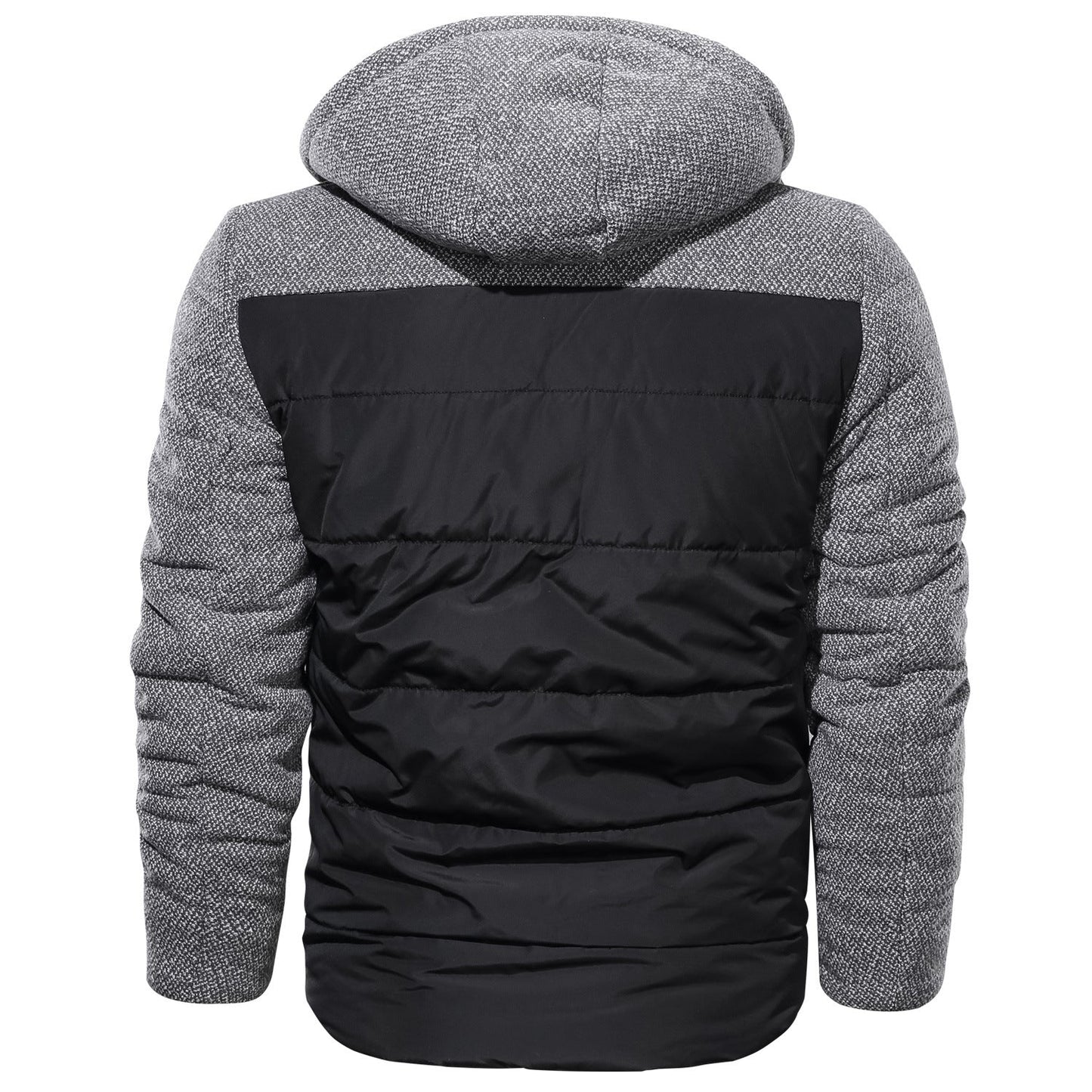 Herren Steppjacke Sportlich Warm mit Kapuze