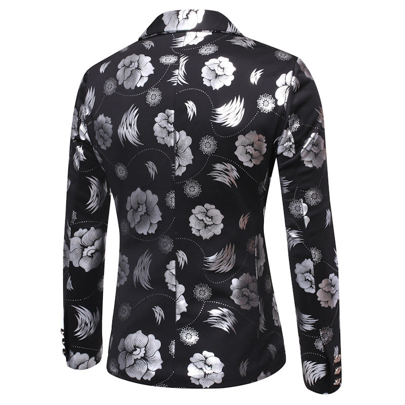 Herren Blazer Elegant Floral Modern Berlin Style