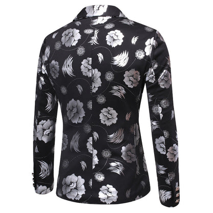 Herren Blazer Elegant Floral Modern Berlin Style