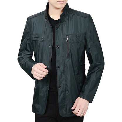 Herren Leichtjacke Atmungsaktiv Sportlich Modern