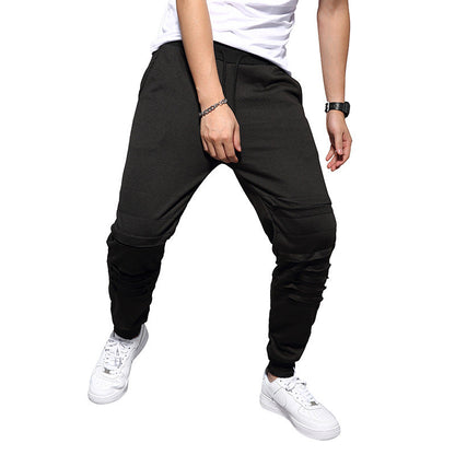 Herren Haremshose Sportlich Riss Detail Komfort Schnitt