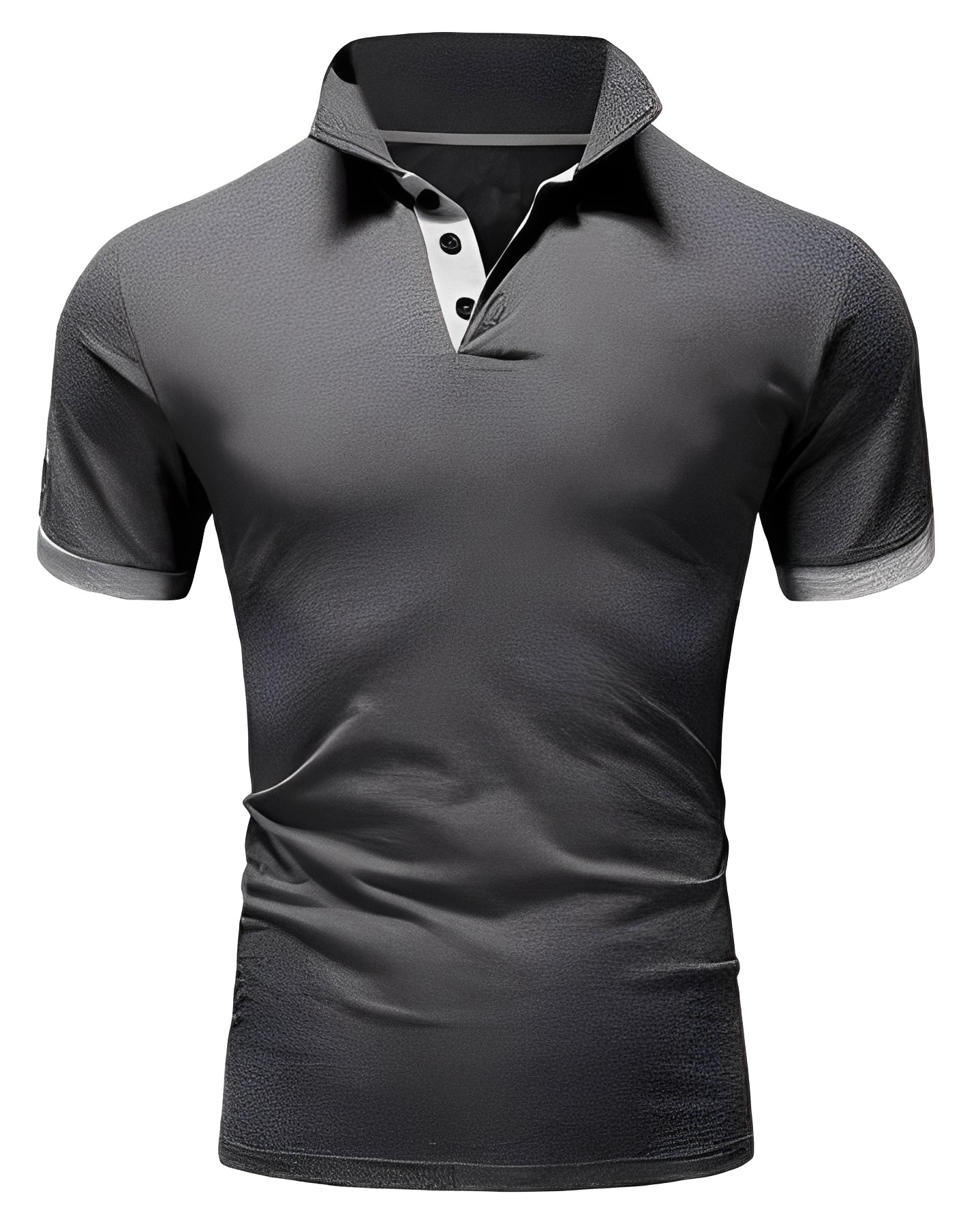 Herren Poloshirt Slim Fit Stilvoll Weißen