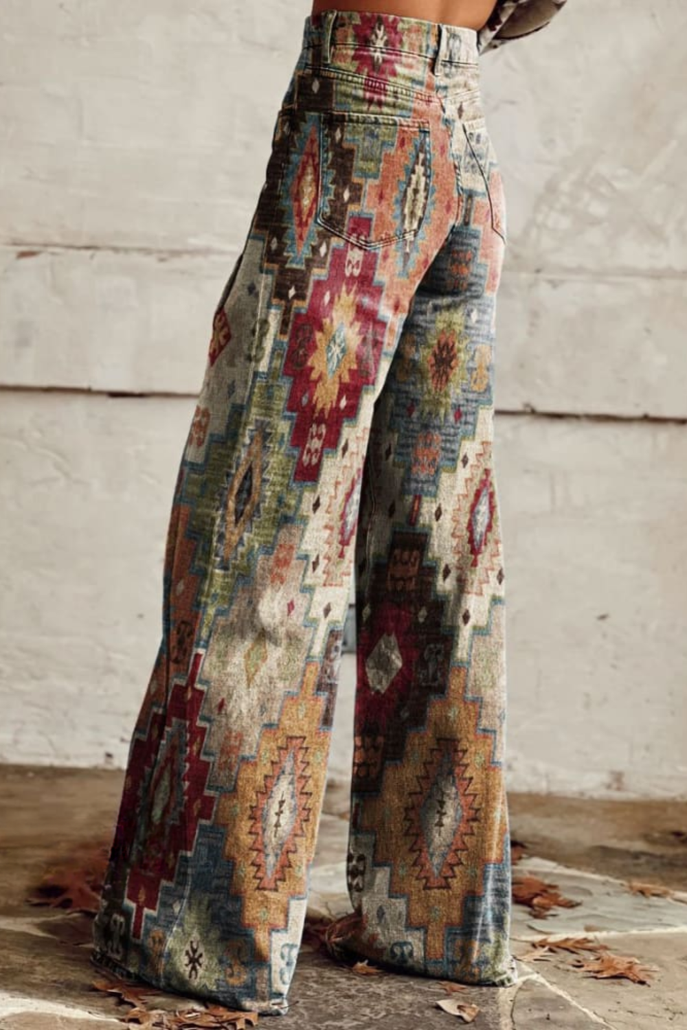 Frauen Jeans Boho Stil Hochwertig Trendy - BerlinGlamour
