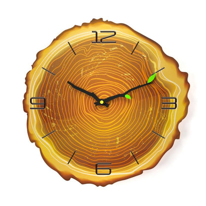 Holz Wanduhr Jahresringe Dekorativ Berlin