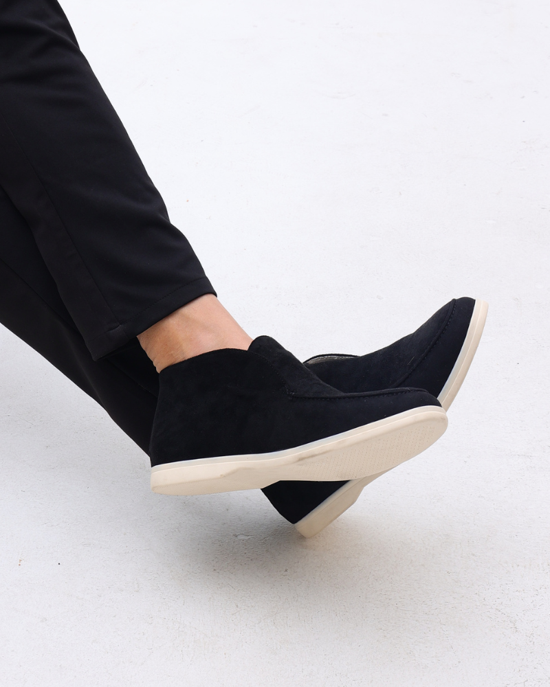 Herren Halbschuh Elegant Braun Lederschuhe Business