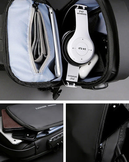 Sicherheitsbrusttasche Mit Zahlenschloss Diebstahlschutz