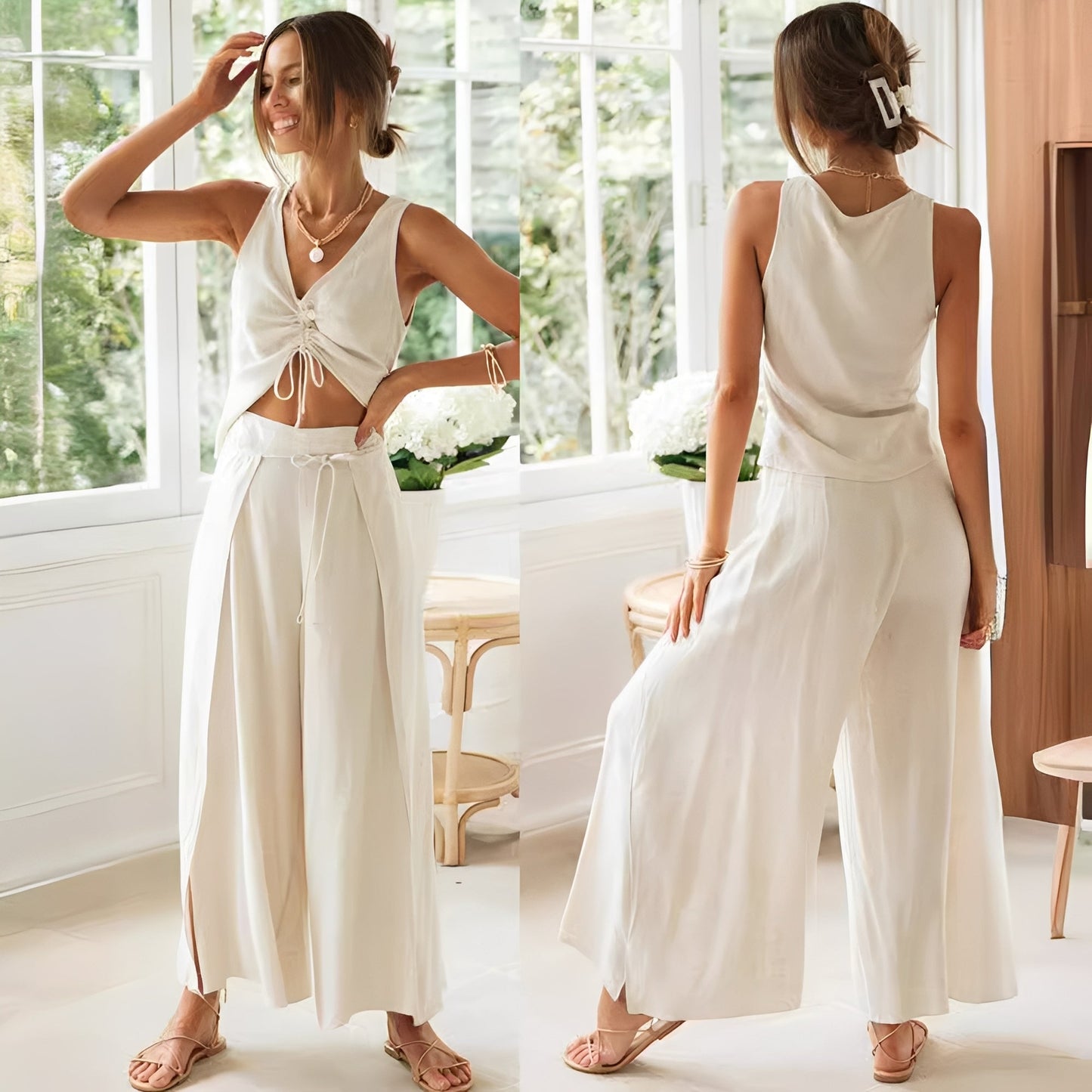 Damen Set 2-teilig Bequem Elegant