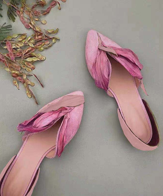 Ballerinas Spitze Handgemacht Rosenblüten Frauen Schuhe