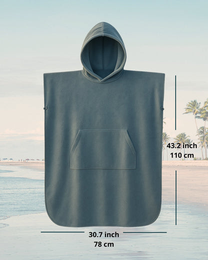 Damen Strandkleid Sommer Poncho Leicht