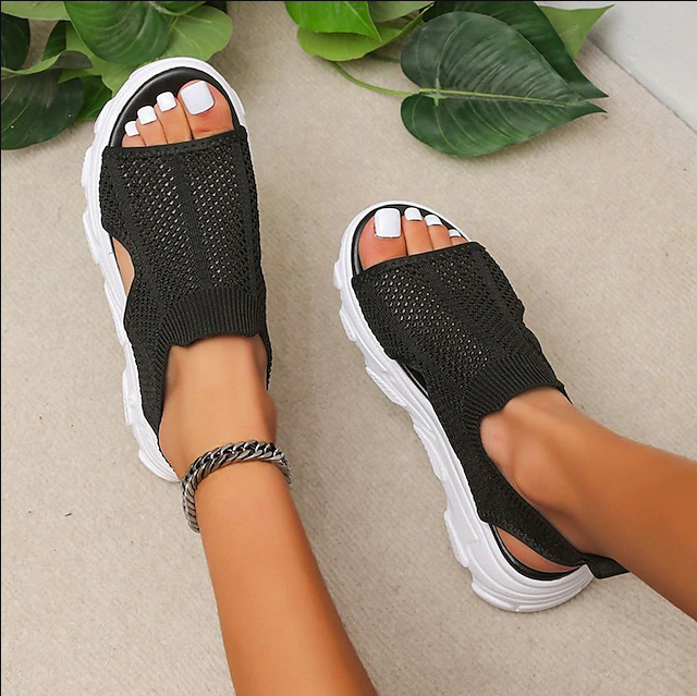 Damen Sandalen Ergonomisch Rutschfest Bequem