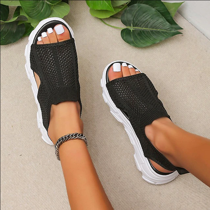 Damen Sandalen Ergonomisch Rutschfest Bequem