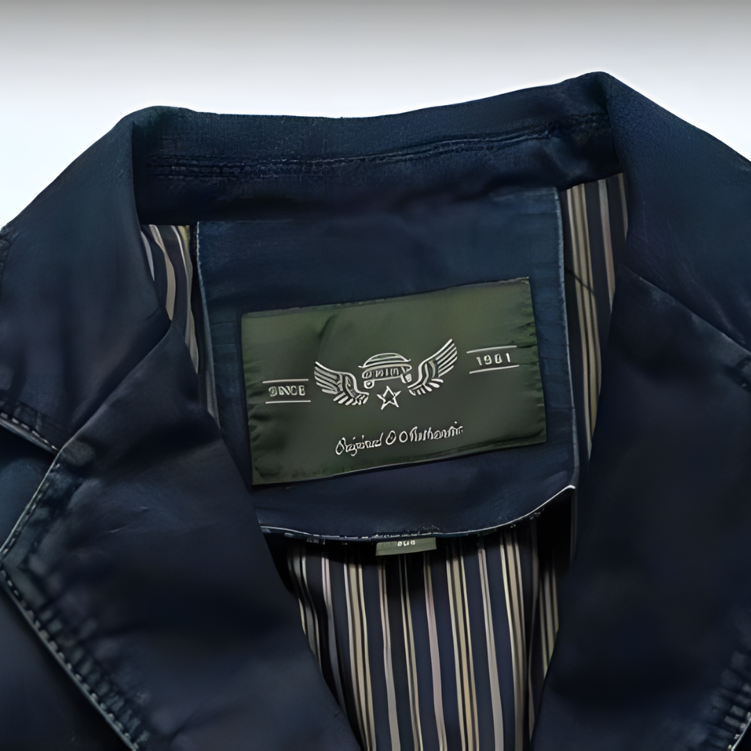Herren Denimjacke Klassisch Blau