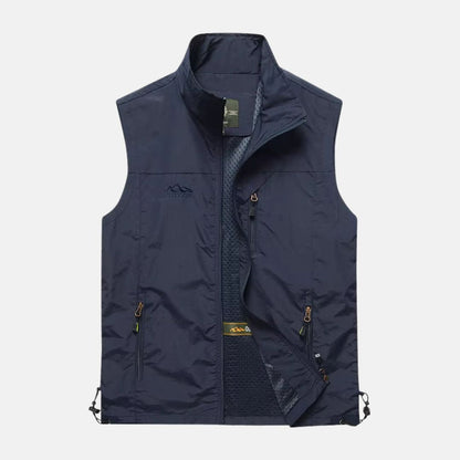 Herren Weste Multifunktions Outdoor Taschenweste Leicht