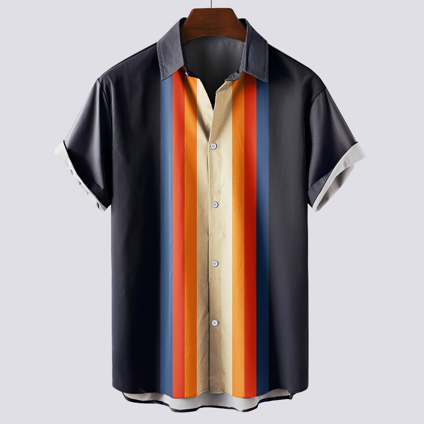 Herren Hemd Bedruckt Klassisch Modern