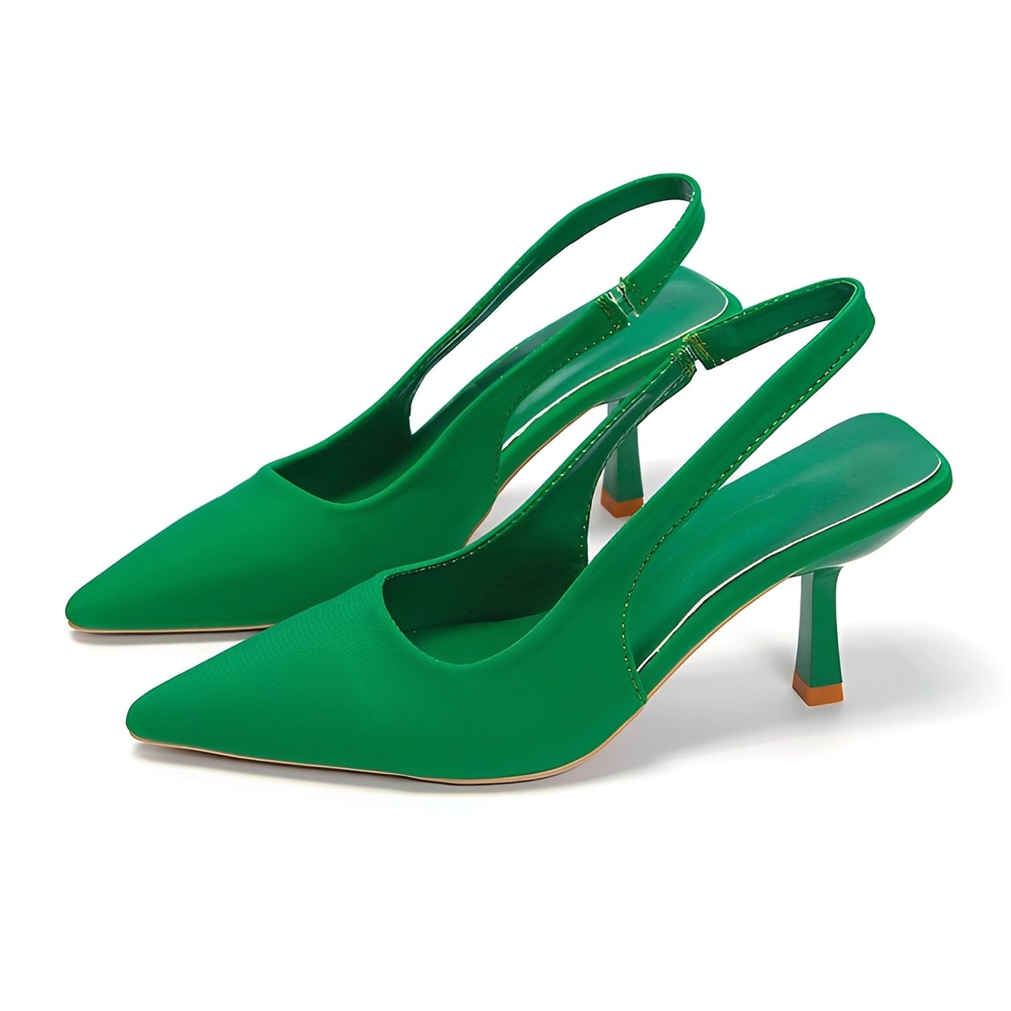 Damen High Heels Slingback Schuhe Elegantes Design